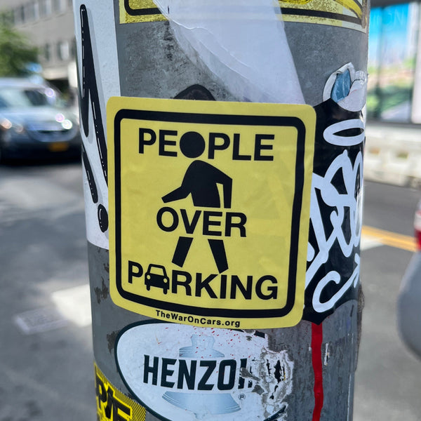 People Over Parking Sticker 10-Pack